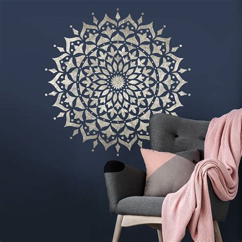 wall mandala stencil